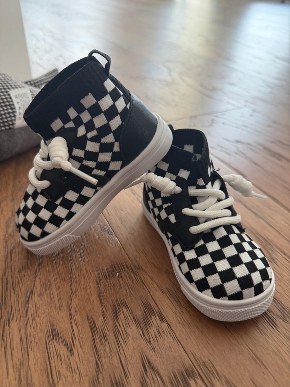 Vans *inspired* Toddler Checkerboard High-Top Sneakers